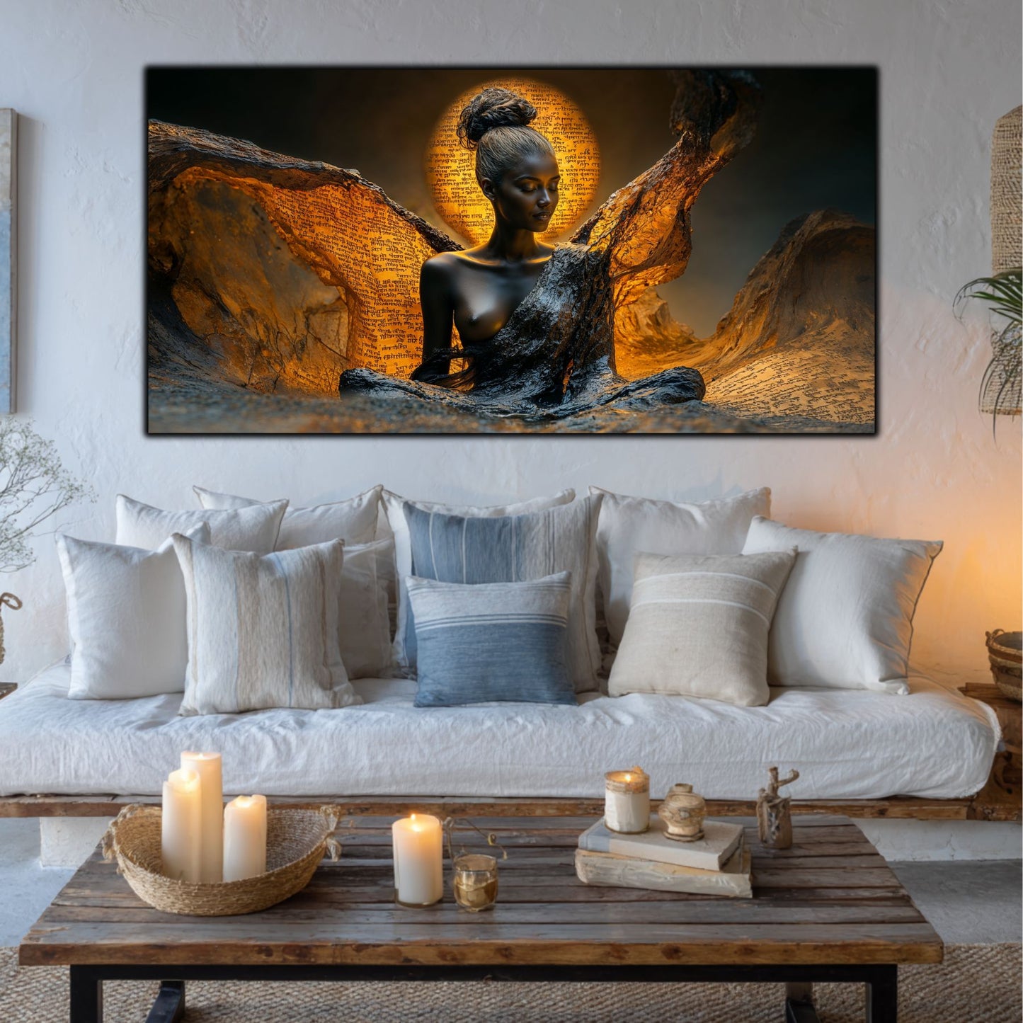 Tablou unicat din sticlă securizată Beyond Breath - No23