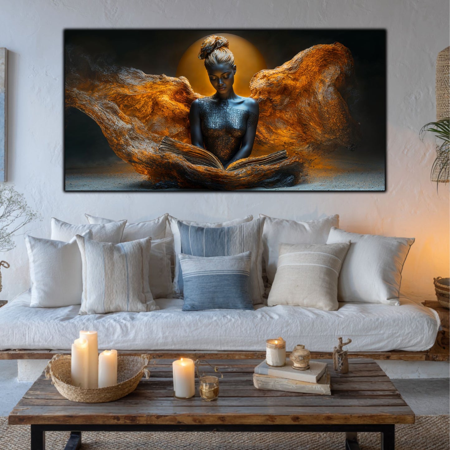 Tablou unicat din sticlă securizată Beyond Breath - No08