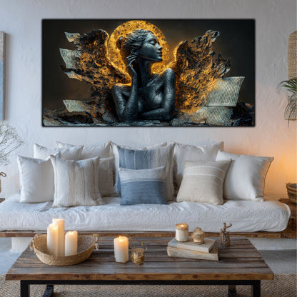 Tablou unicat din sticlă securizată Beyond Breath - No17