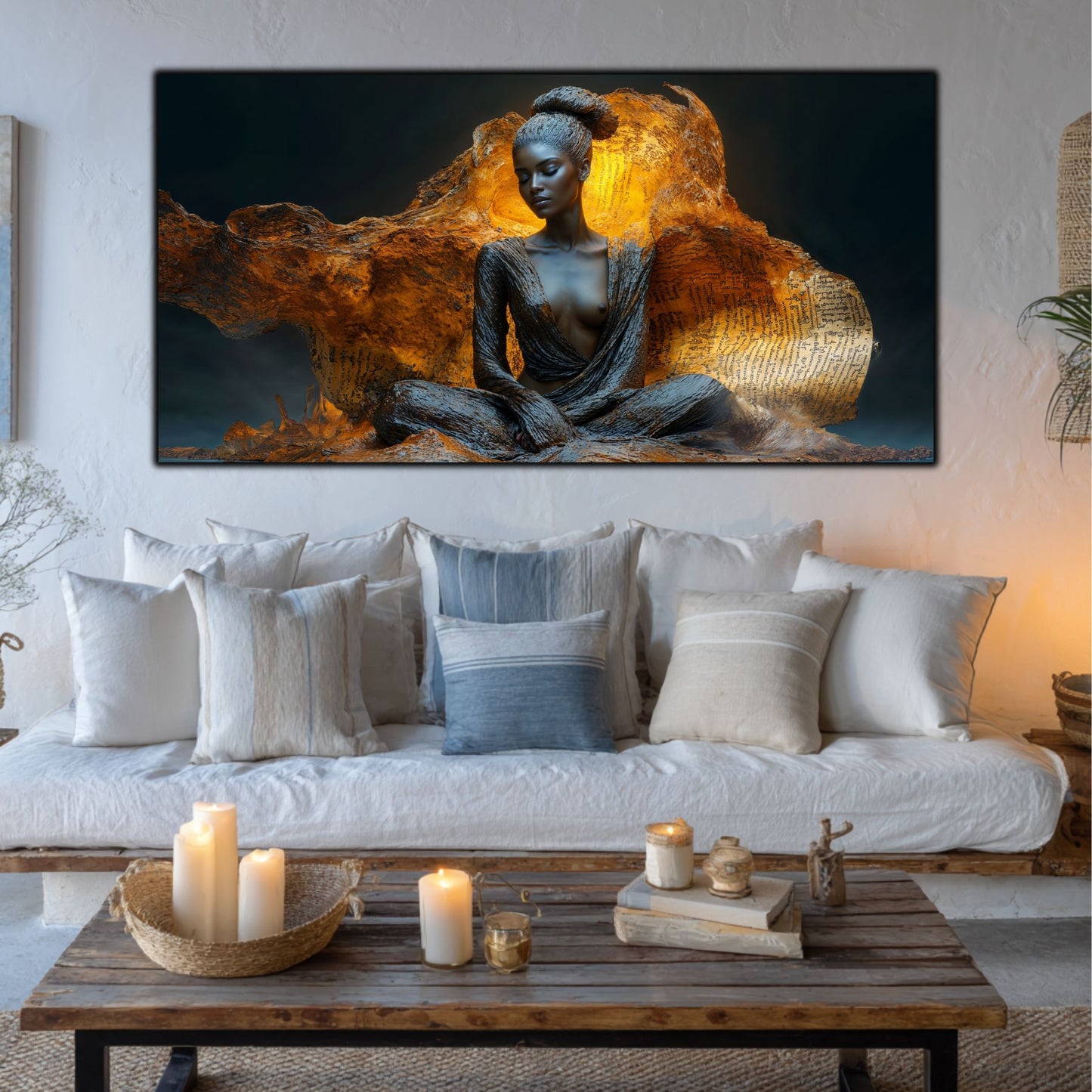 Tablou unicat din sticlă securizată Beyond Breath - No21