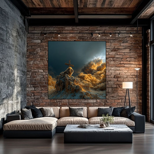 Tablou Decorativ Modern - Print UV pe Sticla - „Sacred Modernities” - No07