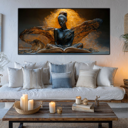 Tablou unicat din sticlă securizată Beyond Breath - No16