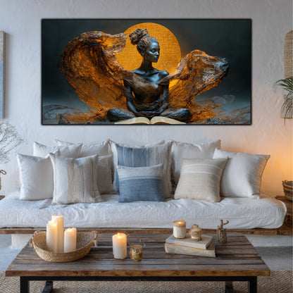 Tablou unicat din sticlă securizată Beyond Breath - No13