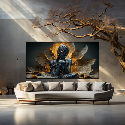 Tablou unicat din sticlă securizată Beyond Breath - No20