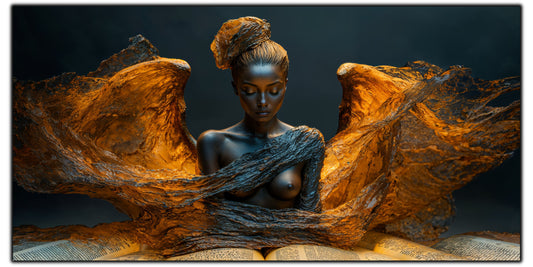 Tablou unicat din sticlă securizată Beyond Breath - No14