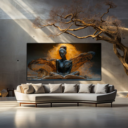 Tablou unicat din sticlă securizată Beyond Breath - No16