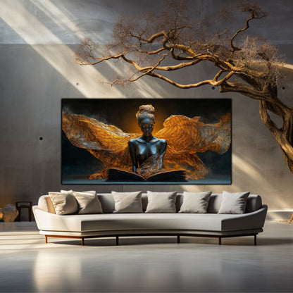 Tablou unicat din sticlă securizată Beyond Breath - No19