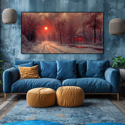 Tablou Sticla Securizata - Colectia Cold Ember - no19