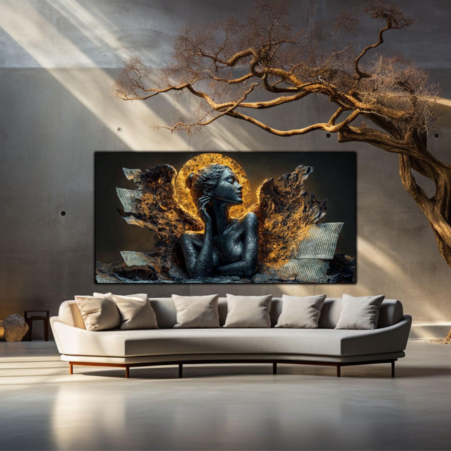 Tablou unicat din sticlă securizată Beyond Breath - No17