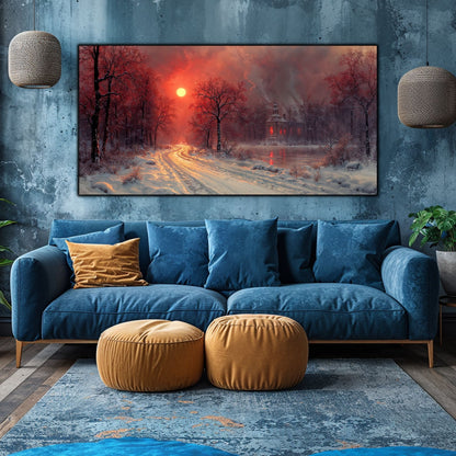 Tablou Sticla Securizata - Colectia Cold Ember - no13