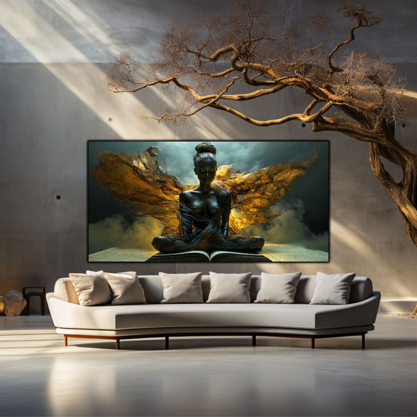 Tablou unicat din sticlă securizată Beyond Breath - No10