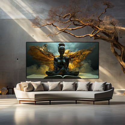 Tablou unicat din sticlă securizată Beyond Breath - No10