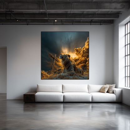 Tablou Decorativ Modern - Print UV pe Sticla - „Sacred Modernities” - No08