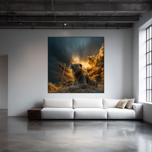 Tablou Decorativ Modern - Print UV pe Sticla - „Sacred Modernities” - No08