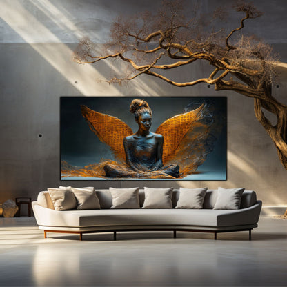 Tablou unicat din sticlă securizată Beyond Breath - No22