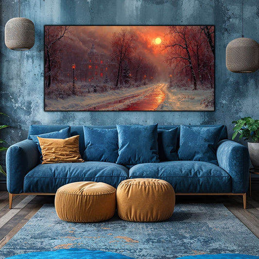 Tablou Sticla Securizata - Colectia Cold Ember - no15