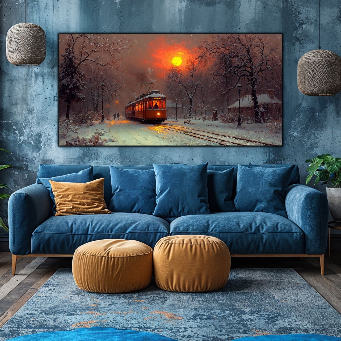 Tablou Sticla Securizata - Colectia Cold Ember - no14