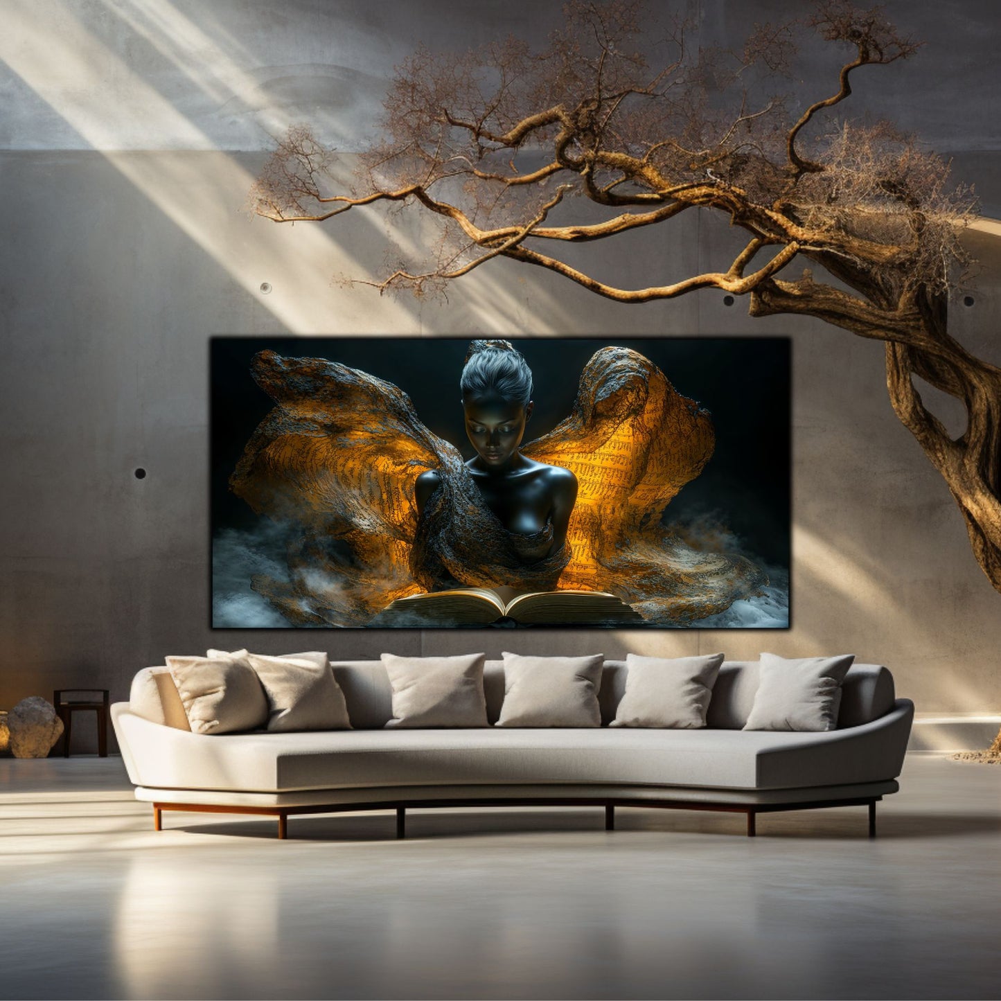 Tablou unicat din sticlă securizată Beyond Breath - No09