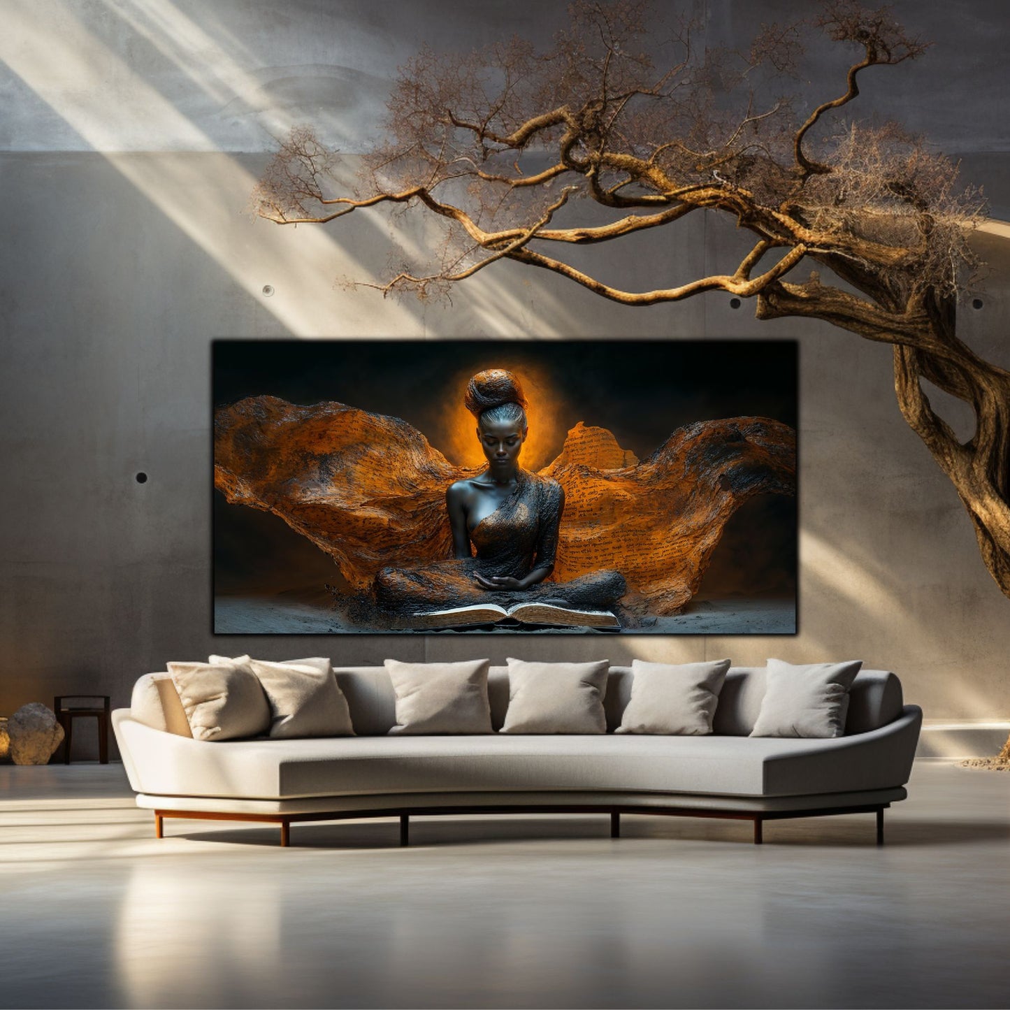 Tablou unicat din sticlă securizată Beyond Breath - No24