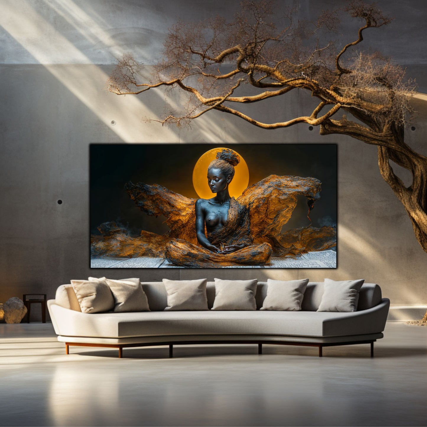 Tablou unicat din sticlă securizată Beyond Breath - No11