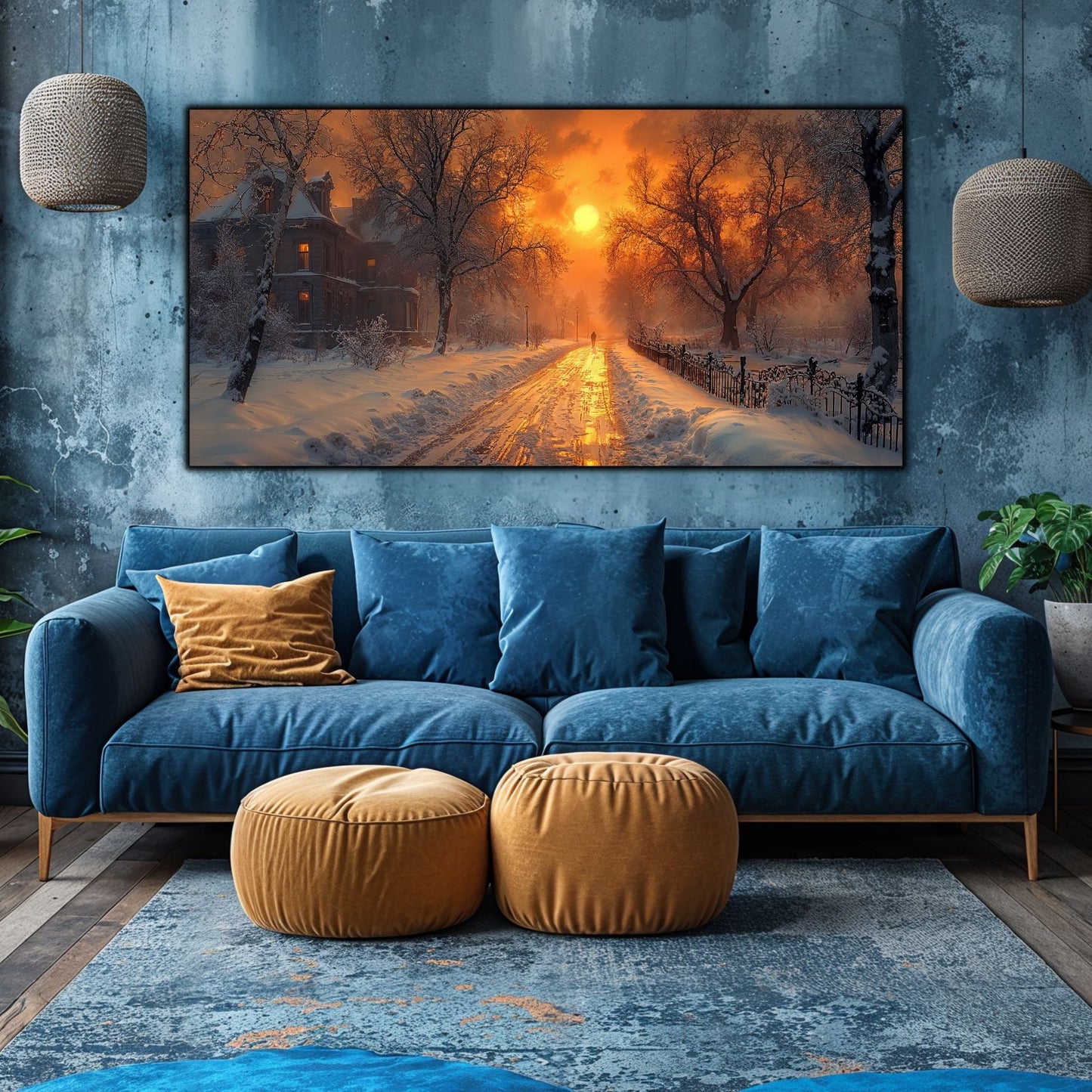 Tablou Sticla Securizata - Colectia Cold Ember - no11