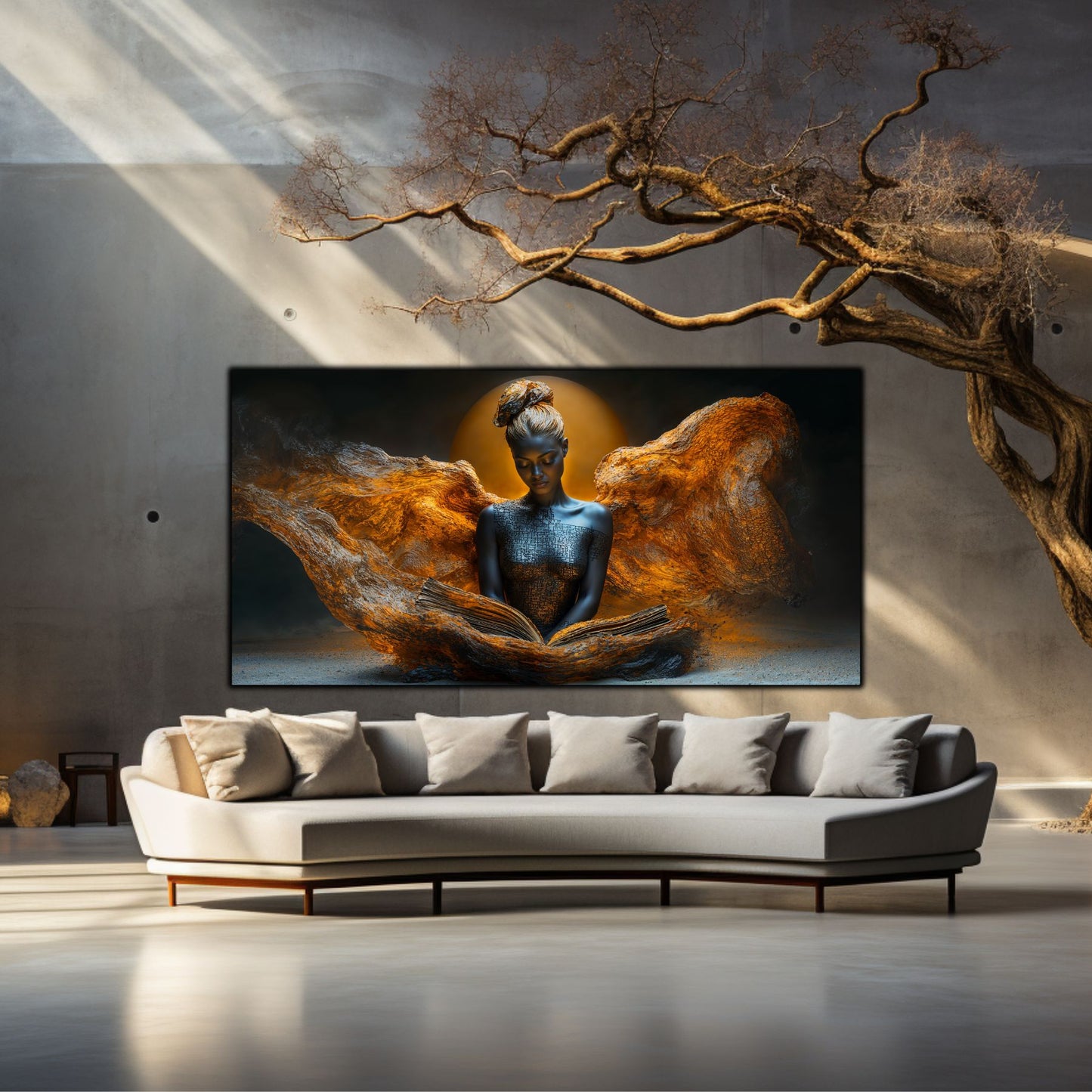 Tablou unicat din sticlă securizată Beyond Breath - No08