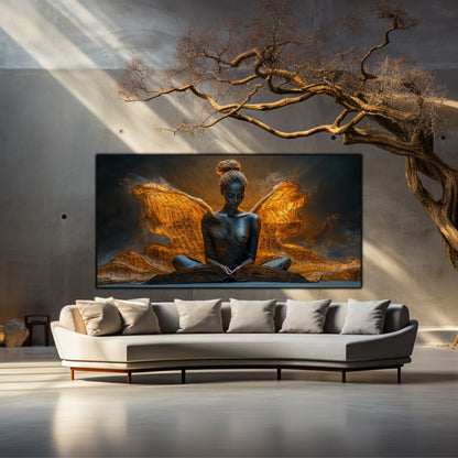 Tablou unicat din sticlă securizată Beyond Breath - No18