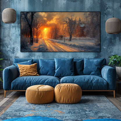 Tablou Sticla Securizata - Colectia Cold Ember - no22