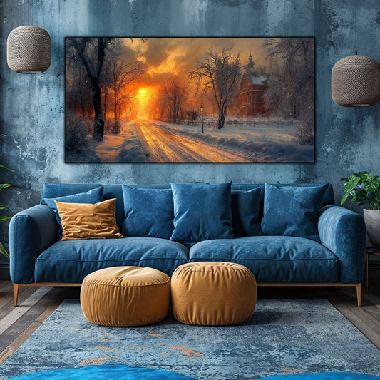 Tablou Sticla Securizata - Colectia Cold Ember - no22