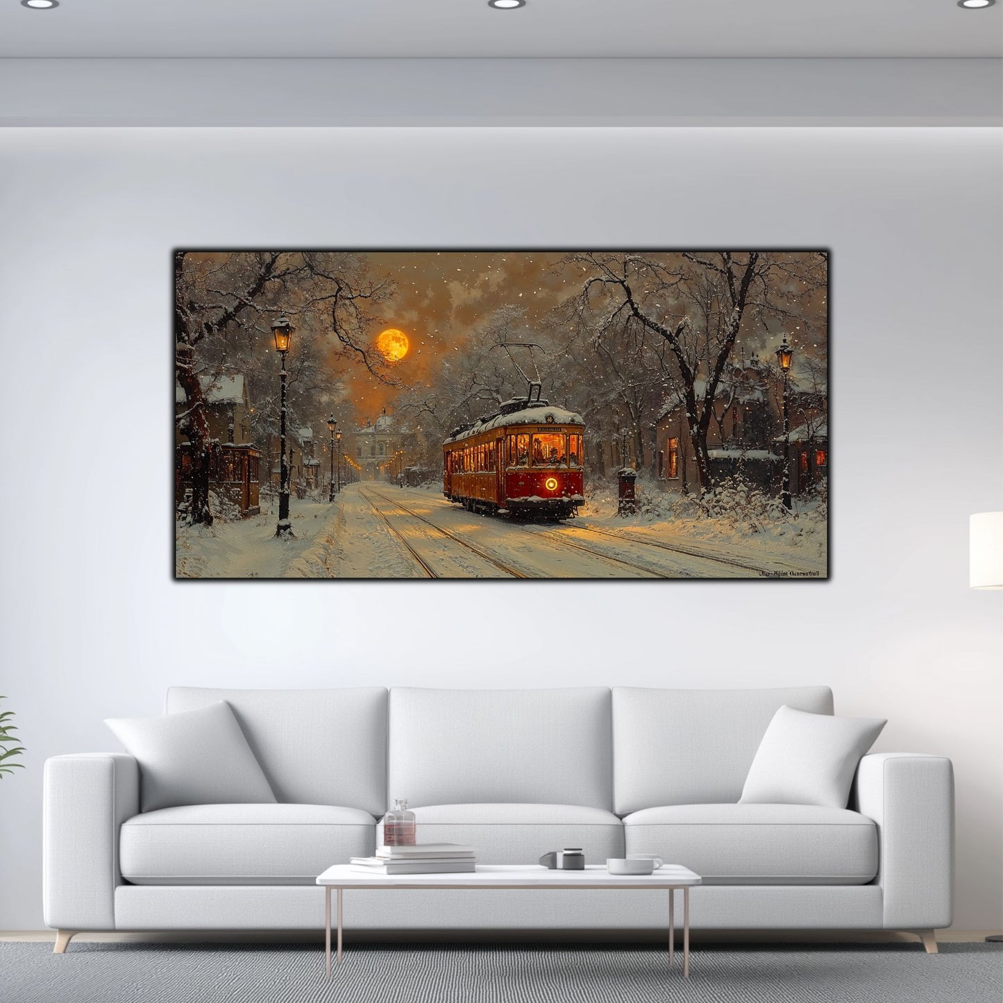 Tablou Sticla Securizata - Colectia Cold Ember - no17