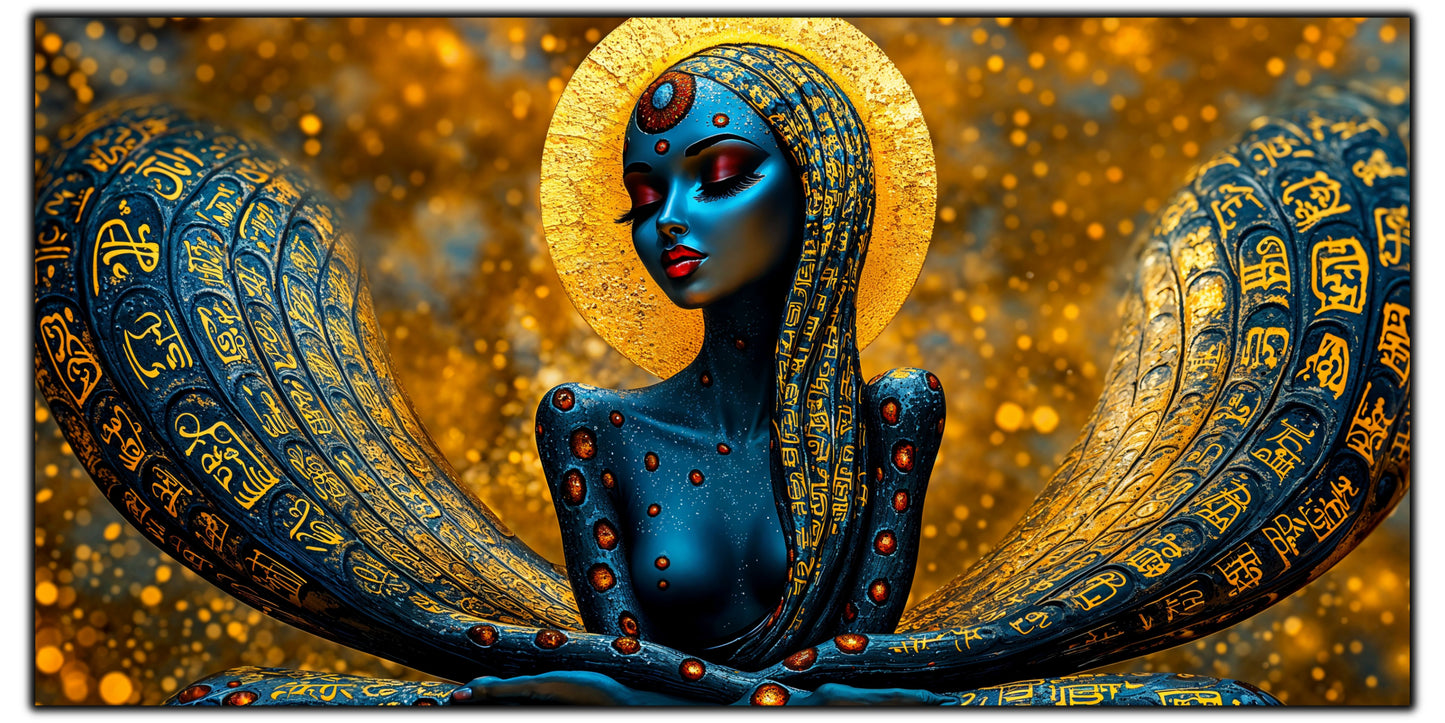 Tablou unicat din sticlă securizată Beyond Creation - No15