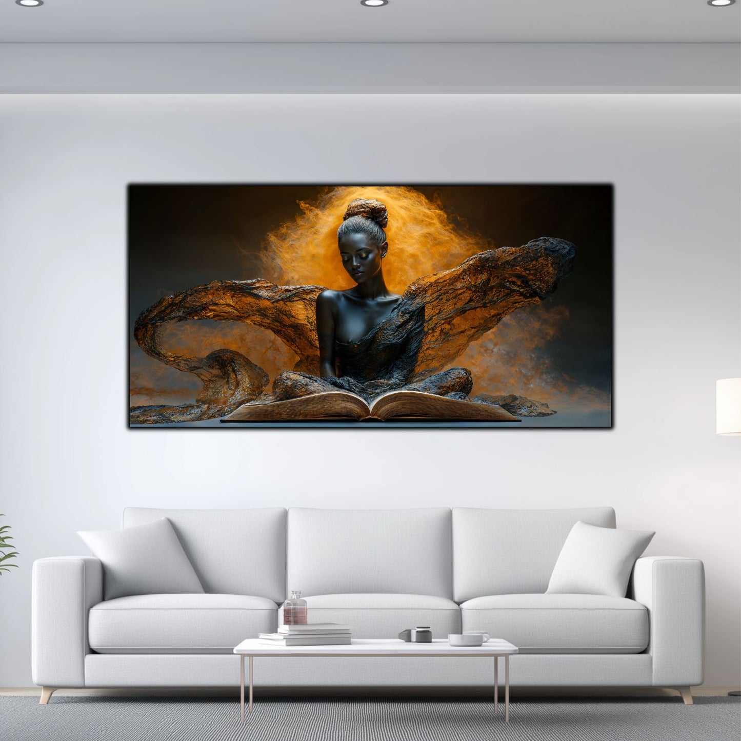 Tablou unicat din sticlă securizată Beyond Breath - No16