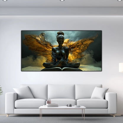 Tablou unicat din sticlă securizată Beyond Breath - No10