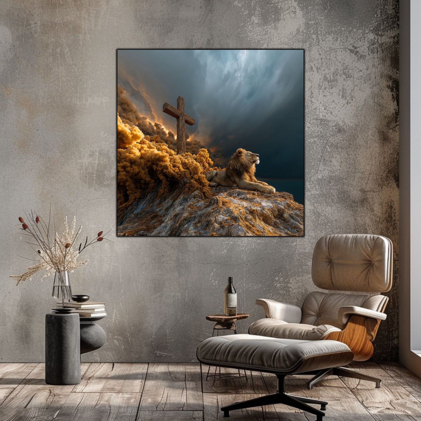 Tablou Decorativ Modern - Print UV pe Sticla - „Sacred Modernities” - No20