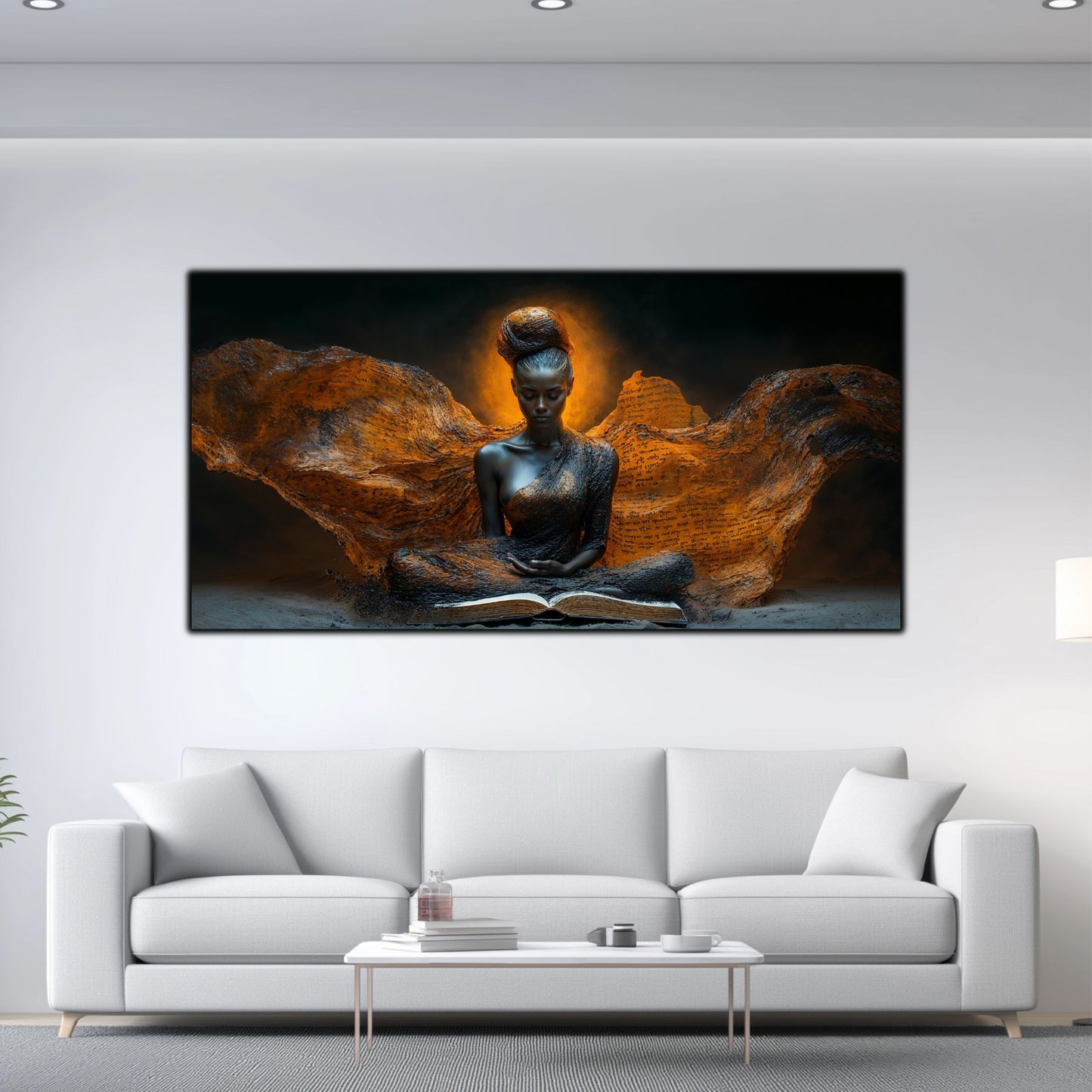 Tablou unicat din sticlă securizată Beyond Breath - No24