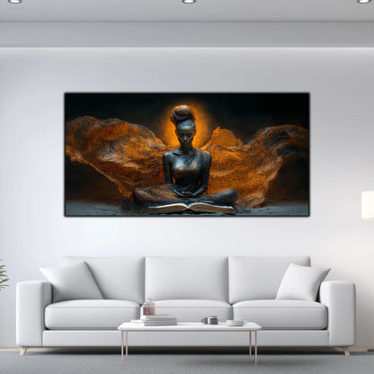 Tablou unicat din sticlă securizată Beyond Breath - No24