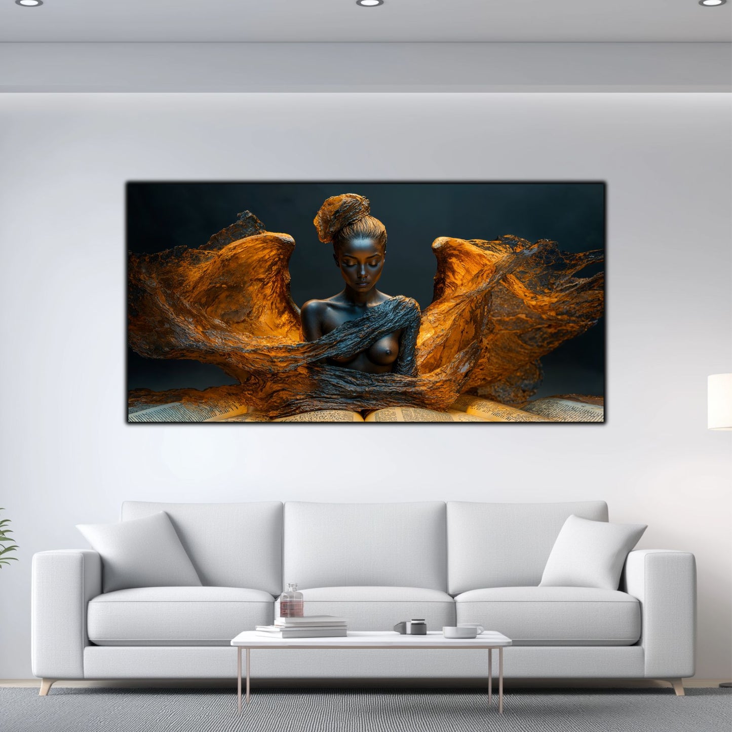 Tablou unicat din sticlă securizată Beyond Breath - No14