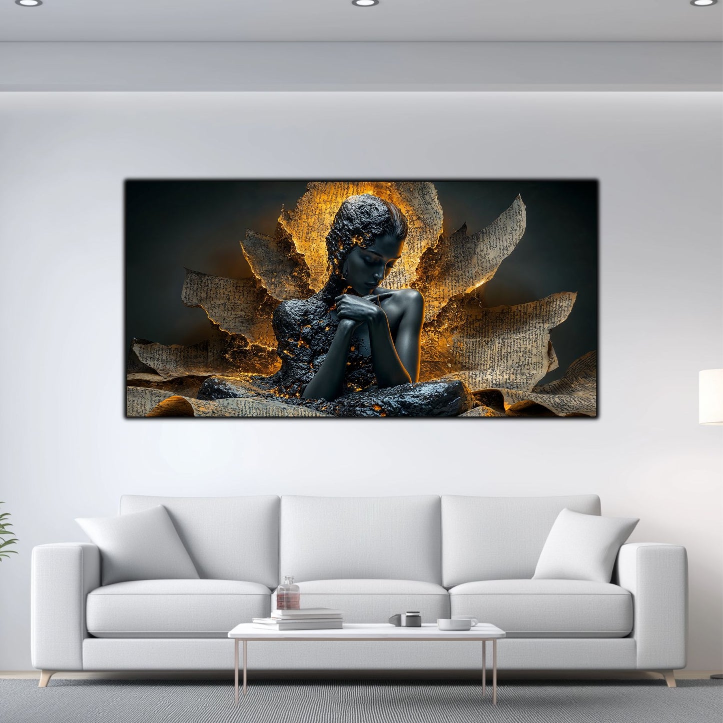 Tablou unicat din sticlă securizată Beyond Breath - No20