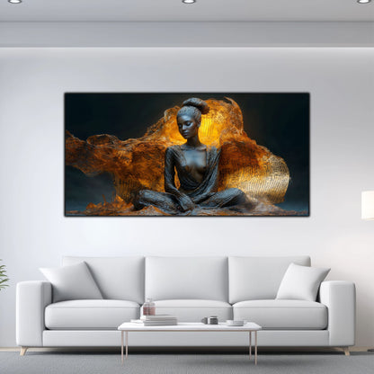 Tablou unicat din sticlă securizată Beyond Breath - No21