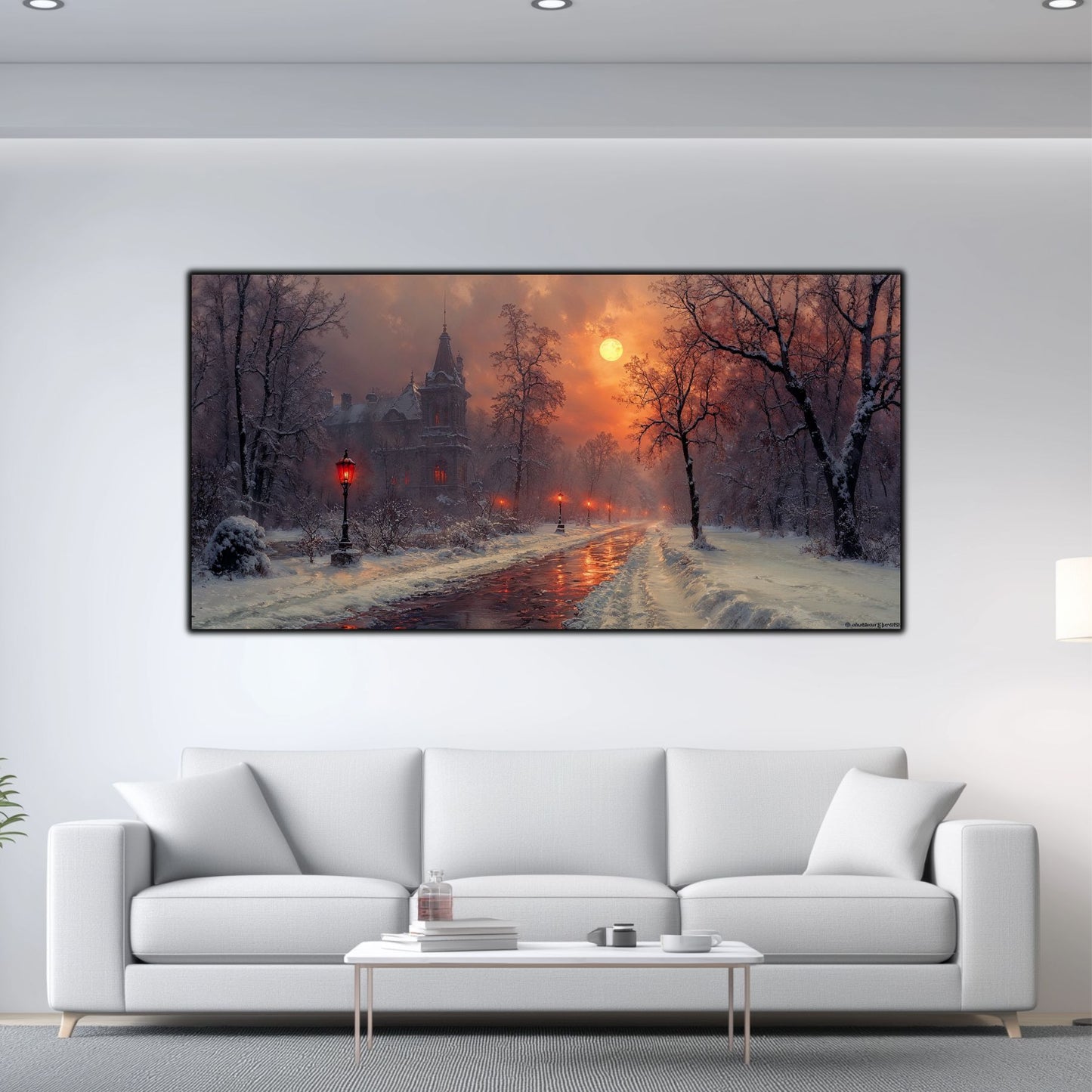 Tablou Sticla Securizata - Colectia Cold Ember - no24