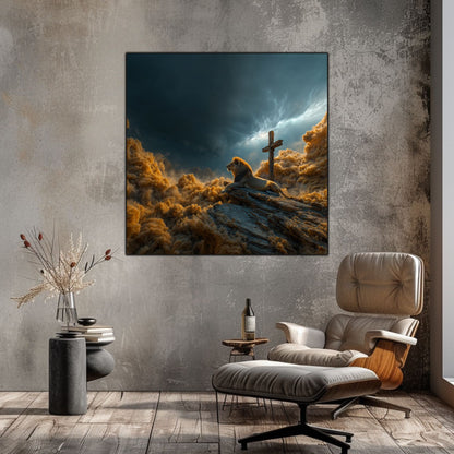Tablou Decorativ Modern - Print UV pe Sticla - „Sacred Modernities” - No09