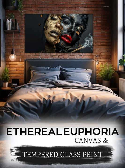 Canvas painting / glass painting - Ethereal Euphoria 15