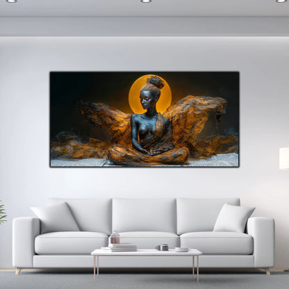 Tablou unicat din sticlă securizată Beyond Breath - No11