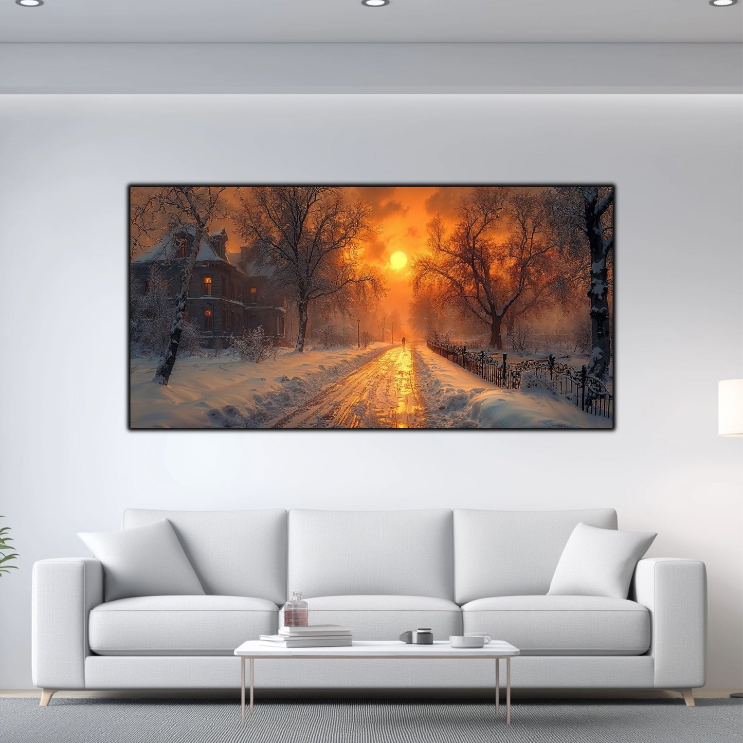 Tablou Sticla Securizata - Colectia Cold Ember - no11