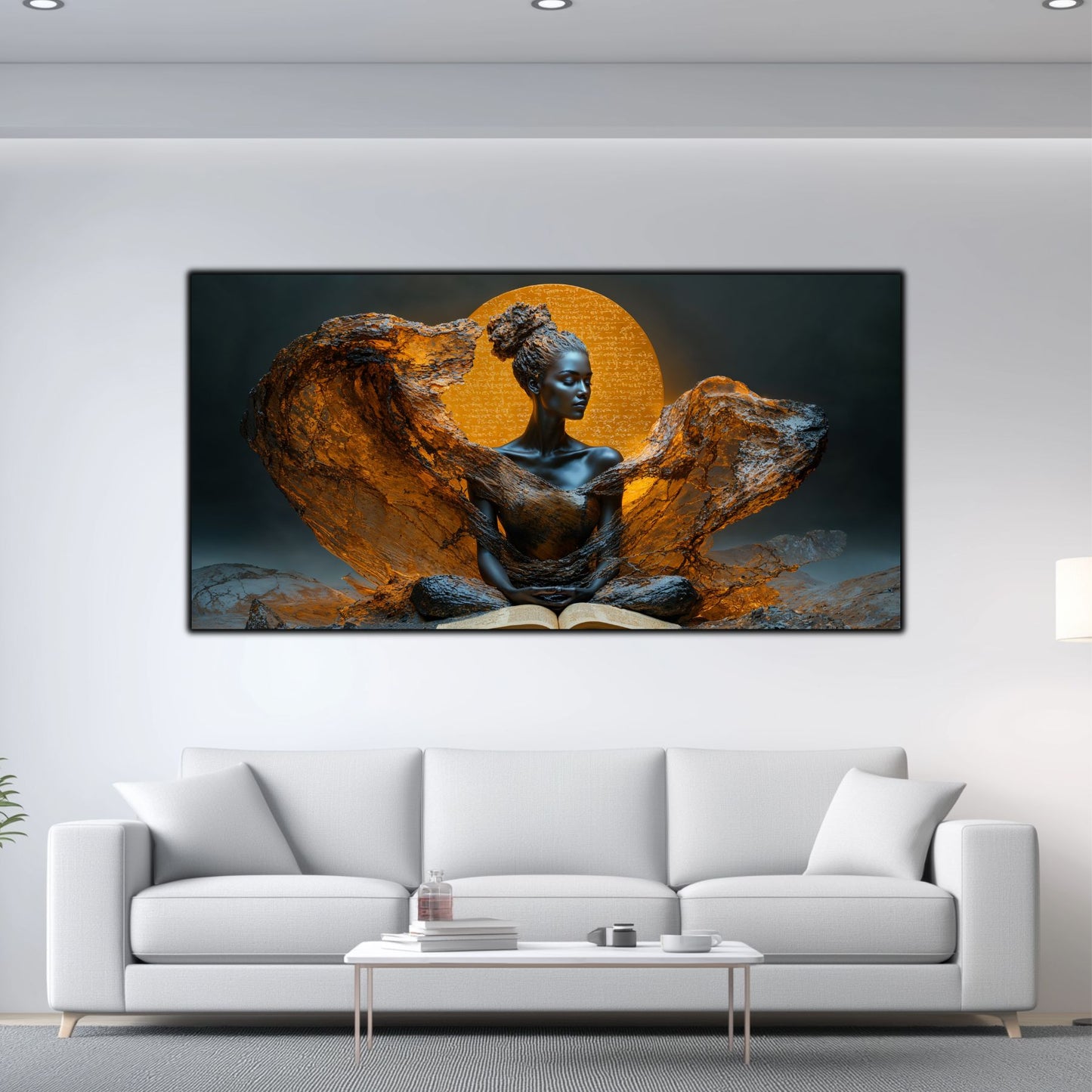 Tablou unicat din sticlă securizată Beyond Breath - No13