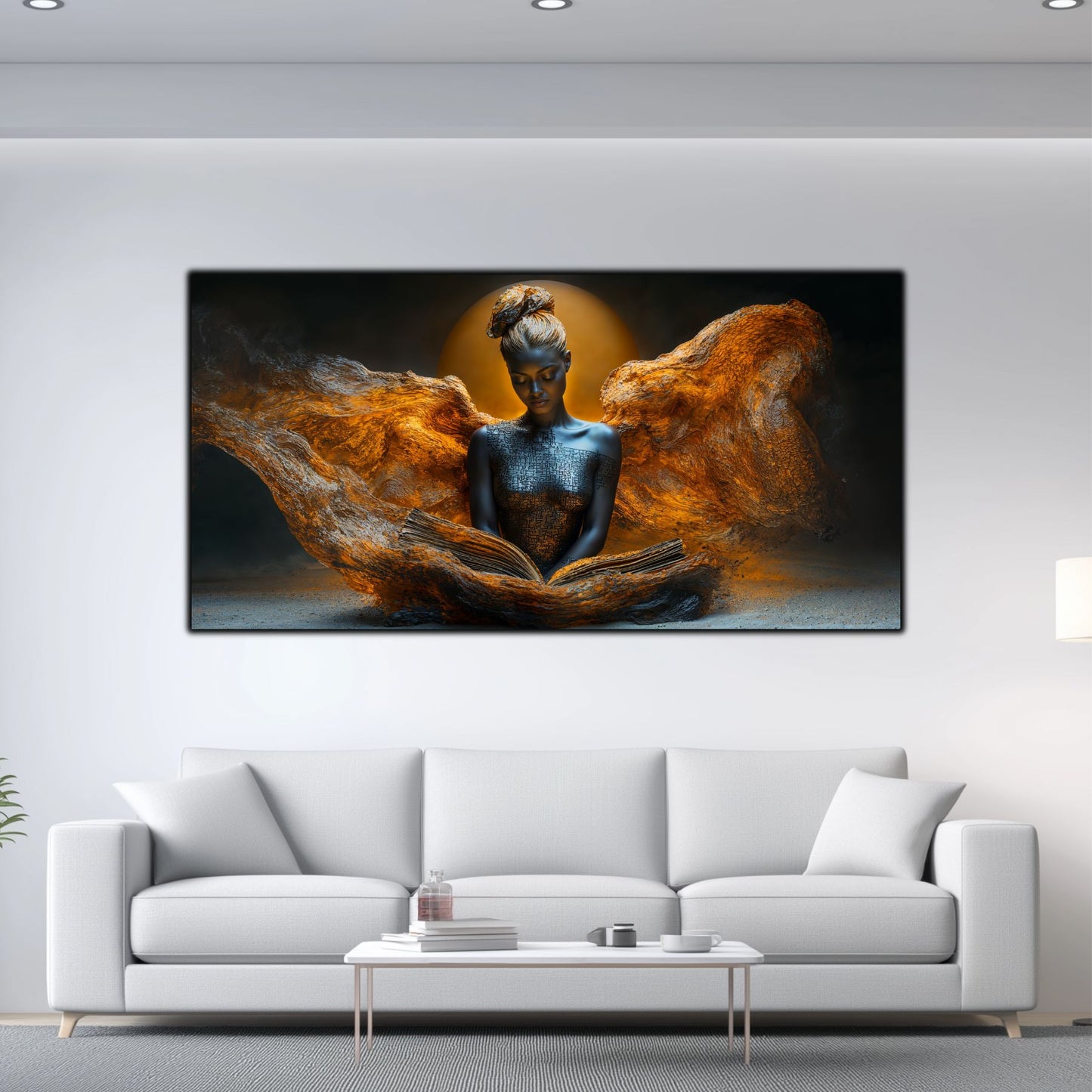 Tablou unicat din sticlă securizată Beyond Breath - No08