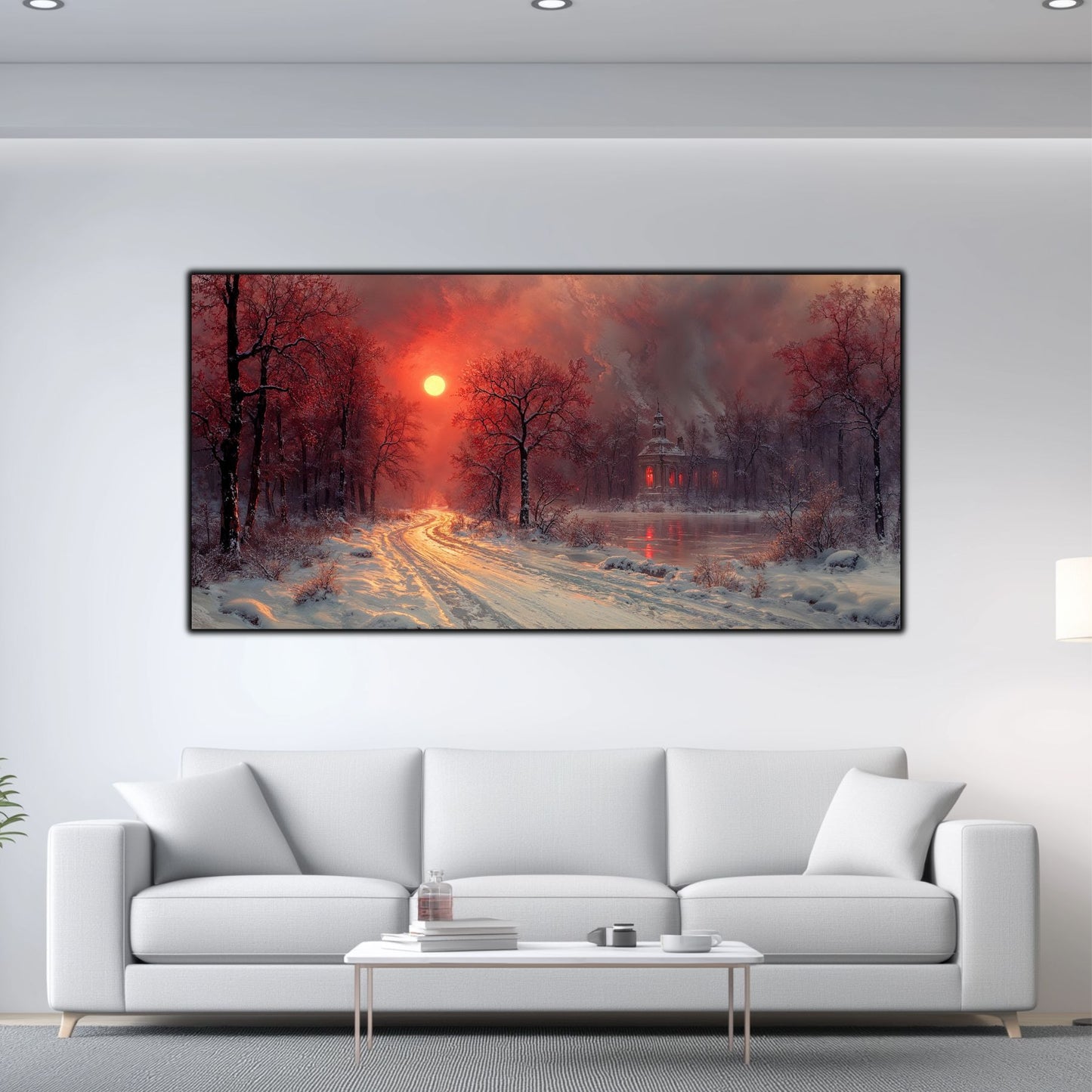 Tablou Sticla Securizata - Colectia Cold Ember - no13