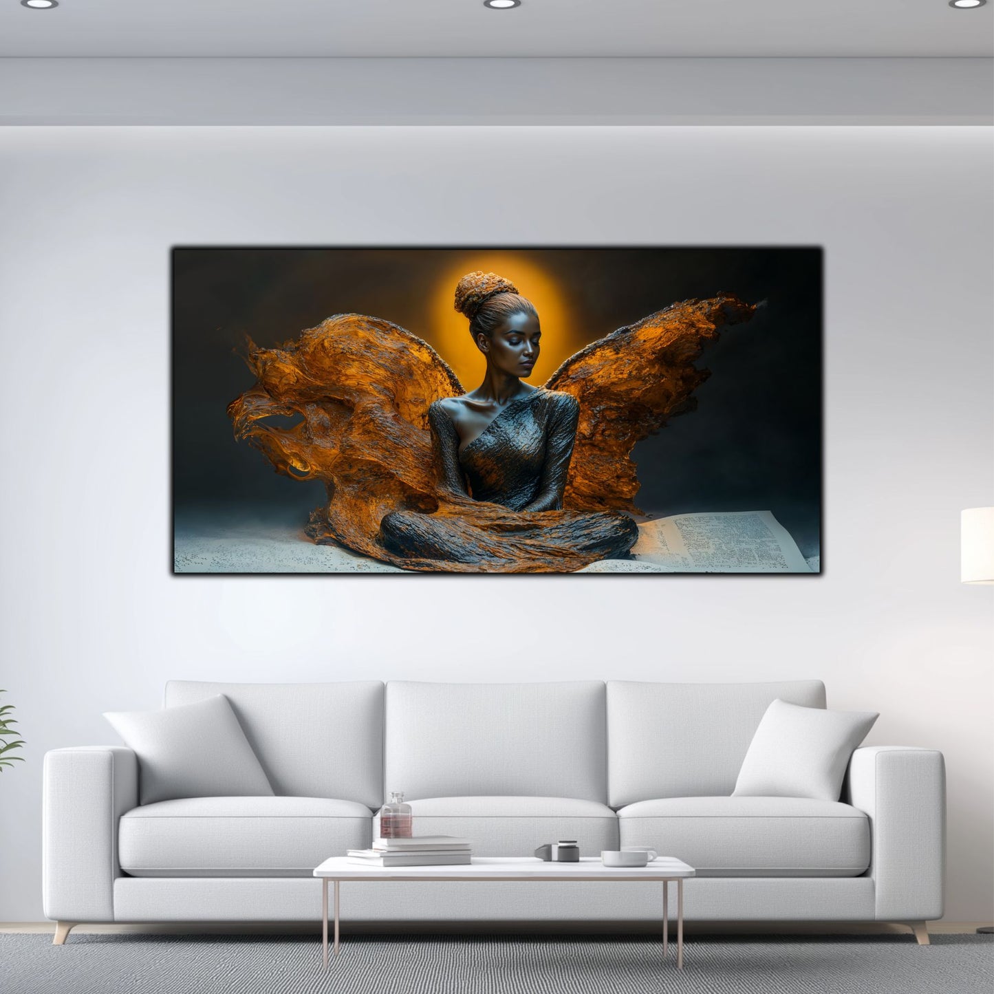 Tablou unicat din sticlă securizată Beyond Breath - No15