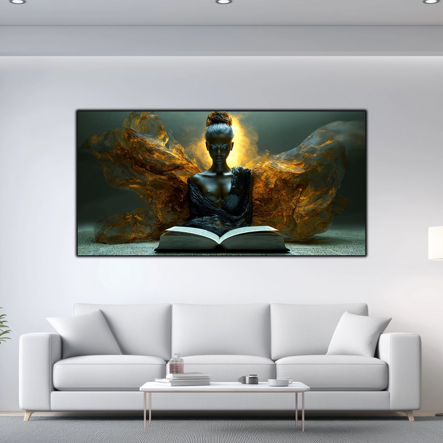 Tablou unicat din sticlă securizată Beyond Breath - No12