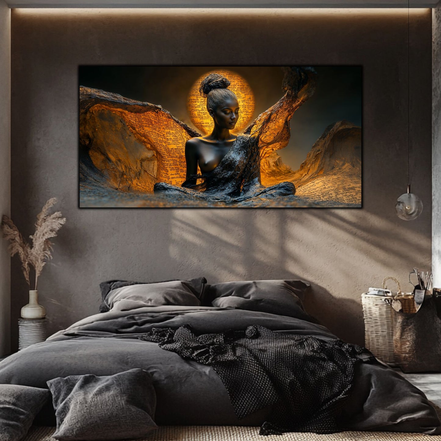 Tablou unicat din sticlă securizată Beyond Breath - No23